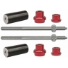 Bumper bolt and rubber set Red