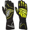 Alpinestars Tech 1-KX V2 gants Noir-Jaune Fluo-Brillant