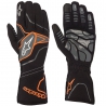 Alpinestars Tech 1-KX V2 gloves in Black and hi-vis Orange
