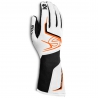 Sparco Tide Kart-handskar svart-vit-orange