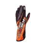 OMP KS-2-ART go-Kart gloves Black-Fluo Orange