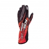 OMP KS-2-ART go-Kart gloves Black-Red