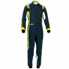 Sparco Thunder Barnkortsoverall Black-Fluo Yellow