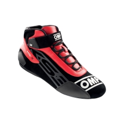 OMP KS-3 Kart Shoes Black-Red
