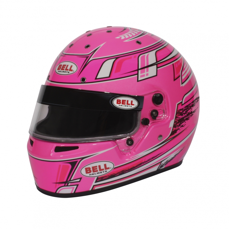 Champion Roze kart helm