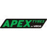 Apex by Vega Medium set of tires 4.50/7.10 Blue