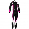Sparco Curb Lady Kart Overall sort-hvid-pink