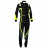 Sparco Curb Lady Kart Overall Sort-Hvid-Fluo Gul