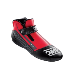 OMP KS-2 Kart Shoes Red-Black