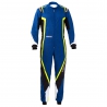 Sparco Kerb Kart overalls Blue-Black-Fluo Yellow
