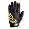 Sparco Meca III handschoenen Zwart-Fluo Geel