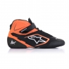 Chaussures de karting Alpinestars Tech 1-K V2 Noir-Orange Fluo-Blanc