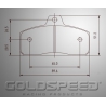 Set remblokken Wildkart/Ollie/Erpo/EKS/Rimo Achter van Goldspeed Racing -405