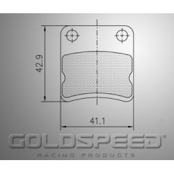 Set remblokken Energy/First/Parolin van Goldspeed Racing -423
