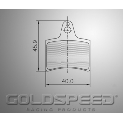 Jeu de plaquettes de frein Haase Runner Racing Goldspeed -456