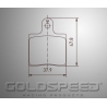 Impostare la velocità VEN 2000 UP CRG/Maddox/Gillard oro pastiglie freno Racing-472