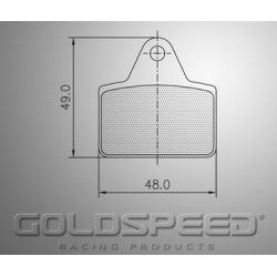 Set remblokken Lenzo van Goldspeed Racing -482