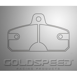 KK conjunto de pastilhas de freio / 13 milímetros Birel Speed ​​Racing Ouro -483