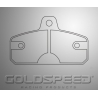 Set remblokken EKS/Kombi/Birel Achter, van Goldspeed Racing -484