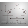 Set brake pads Haase for, Gold speed Racing-487