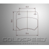 Conjunto pastilhas de freio Kellgate 4 & 6 POD Gold speed Racing-505