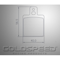 Conjunto de pastilhas de travões Brembo / Racing Sodi de Goldspeed -509