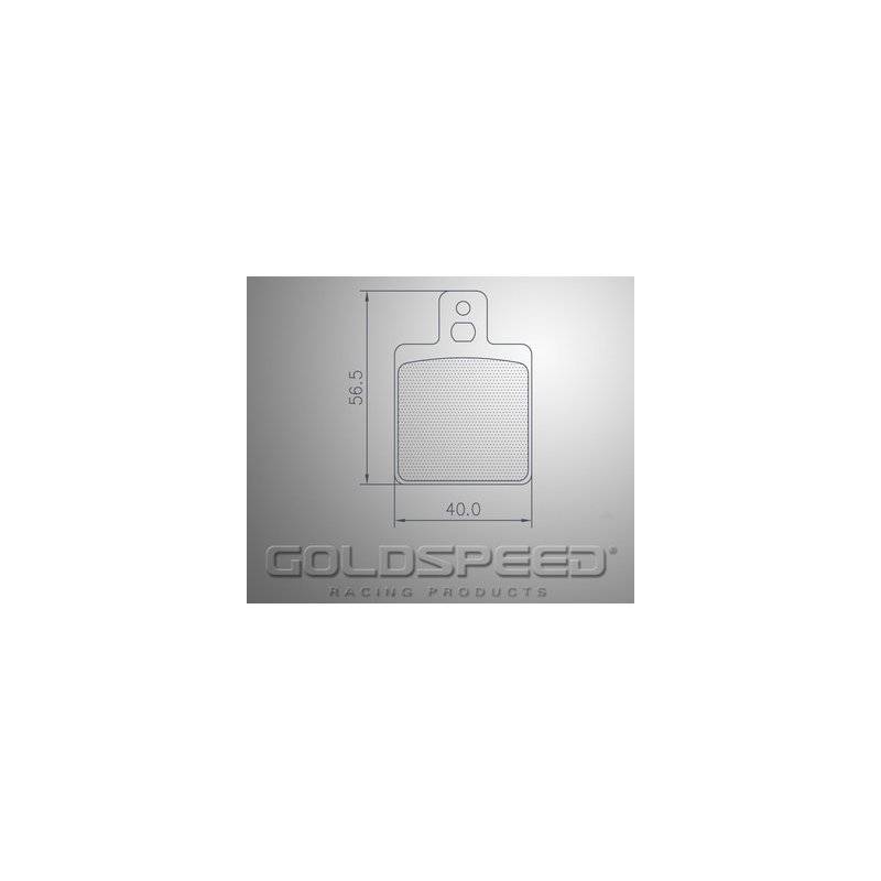 Jeu de plaquettes de frein Brembo / Sodi Racing à partir Goldspeed -509