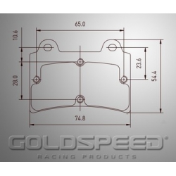 Set remblokken Arrow van Goldspeed Racing -515
