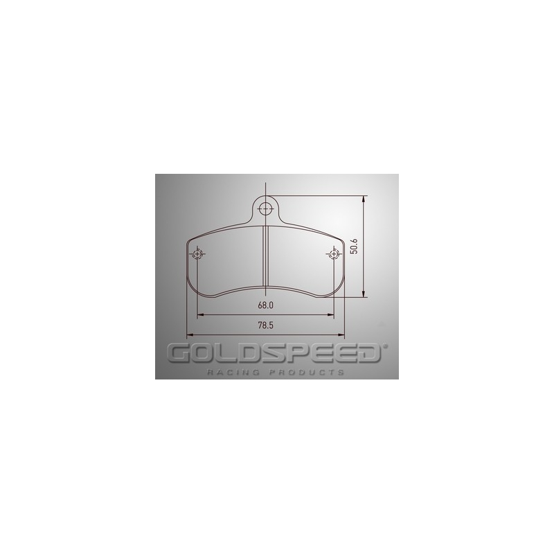 Set remblokken Haase Runnervan Goldspeed Racing -516