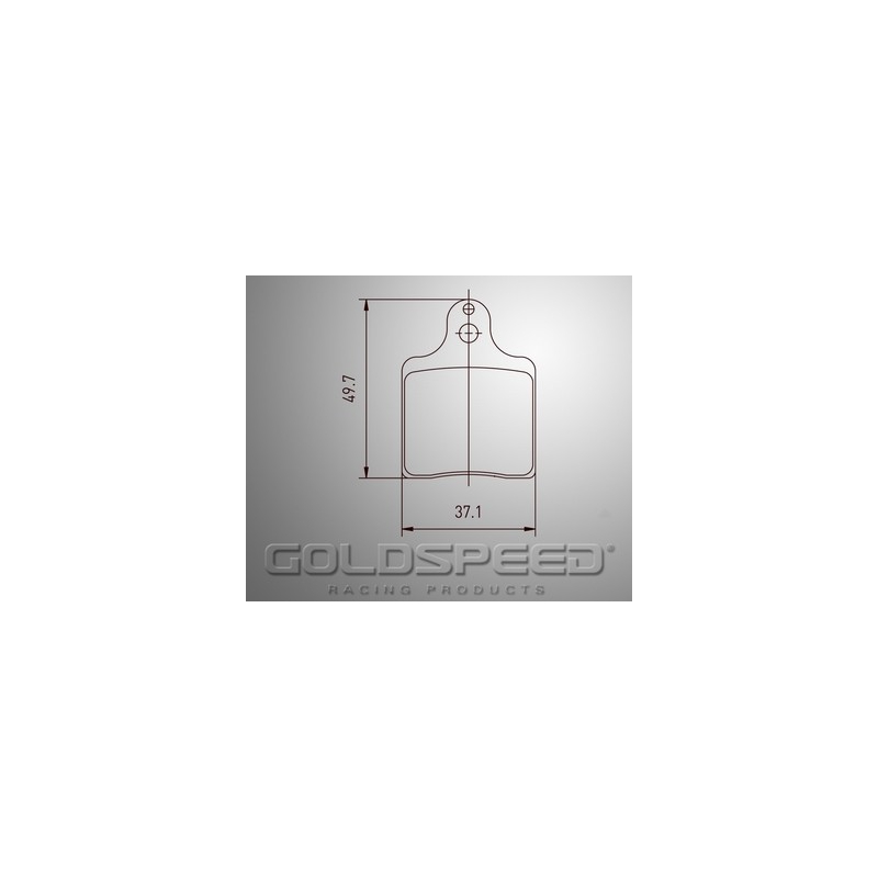 Conjunto de pastilhas de freio Intrepid EVO 3 Corrida Goldspeed -523