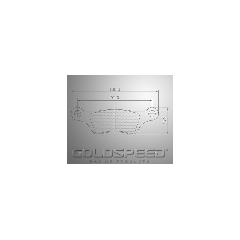 Plaquettes de frein Racing mis RM1/Maguravan Goldspeed -525