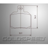 Set remblokken CRG 03 van Goldspeed Racing -530