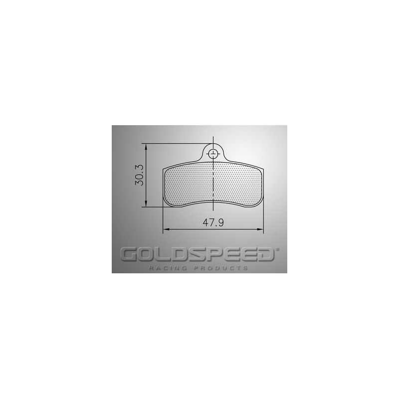 Aseta jarrupalojen Sodi Racing Goldspeed -542