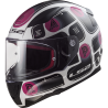 Шлем LS2 Rapid Brick Черно-фиолетовый
