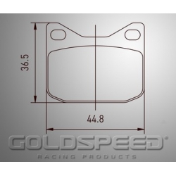 Aseta jarrupalojen K-Kart Goldspeed Racing -556