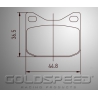 Set remblokken K-Kart Voor van Goldspeed Racing -556