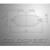 Conjunto de almofadas de freio Maddox/Gillard Charlotte de velocidade ouro Racing-563