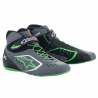 Alpinestars Tech 1-KX V2 karting shoes Black-Grey-Fluo Green