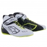 Alpinestars Tech 1-KX V2 karting shoes Black-White-Fluo Yellow