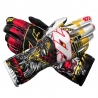 Minus 273 SHAOLIN Schwarz-Weiß-Rot-Gelb-Asymmetrische Handschuhe