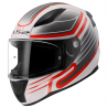 Шлем LS2 Rapid II Circuit Глянцевый бело-красный -06