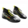 OMP KS-2F Karting Shoes Black-Fluo Yellow