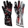 Speed Brisbane G-4 Gloves Black-White-Red