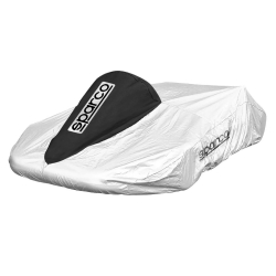 Sparco Cart Cover Gray-Black