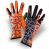 Freem K-SLIGHT22 gloves Black-Orange Fluo