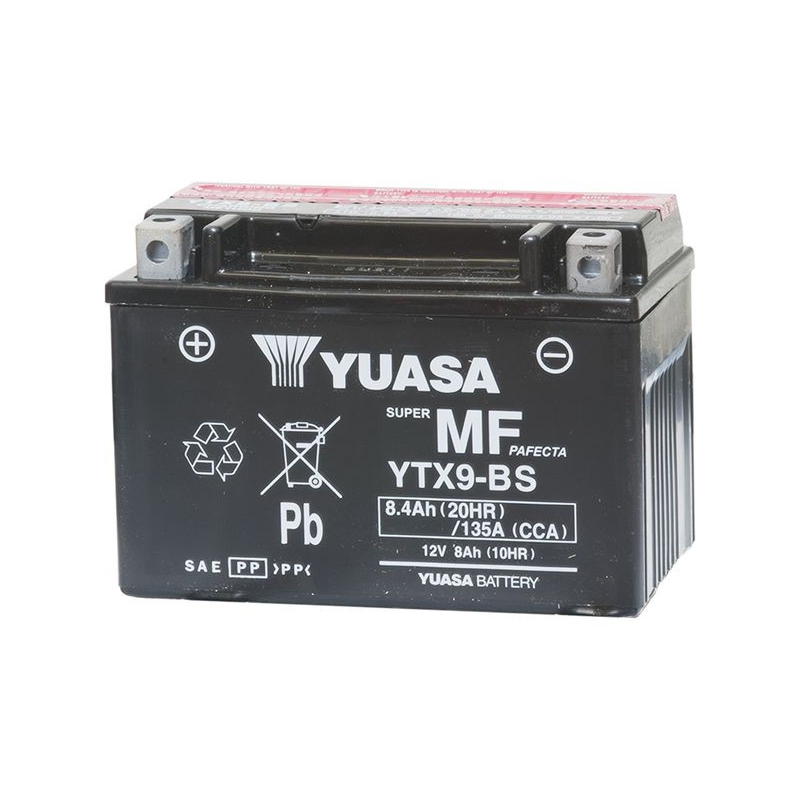 J 8,4 AH batterie YUASA YTX9-BS 12V