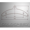 Birel bremseklodser sæt bagsiden af guld hastighed Racing-528