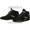 Arroxx Schuhe Xbase-Black Suede-Leder