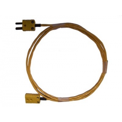 Cable de extensión de termopar amarillo de 2 x 2 pin-pin