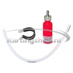 New-Line overflow tank, Red